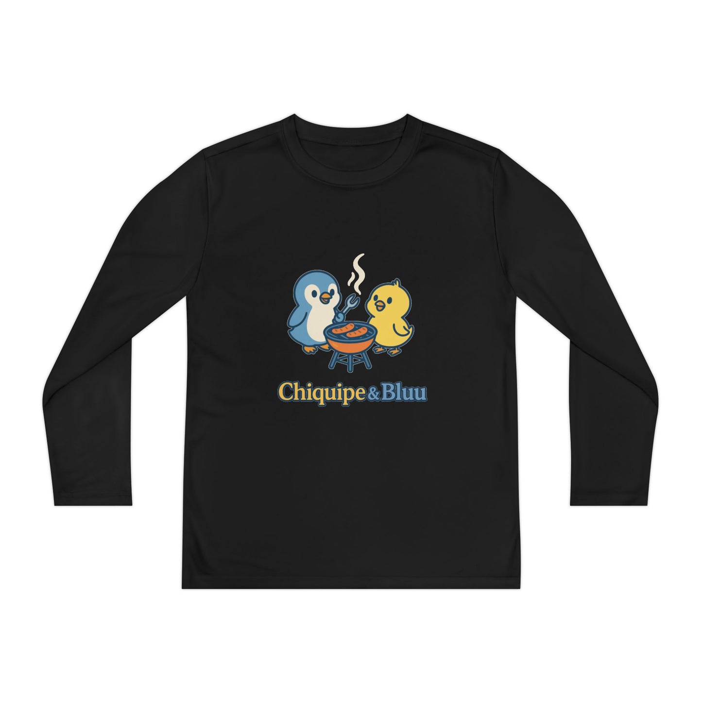 Cute Youth Long Sleeve Tee for Young Chefs, Ideal for Kids Cooking Parties, Birthdays, Cooking Contests, Playdates, Family Gatherings