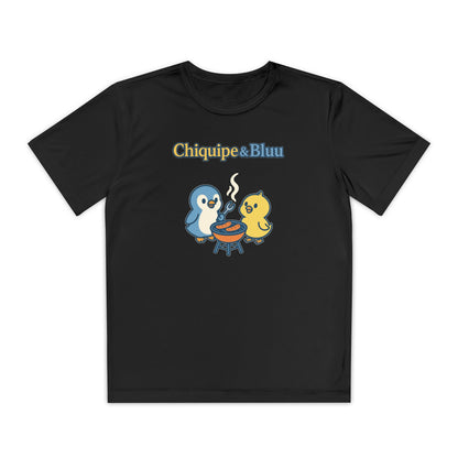Youth Friendly BBQ Tee, Kids Summer Shirt, Cute Animal Graphic Tee, Fun BBQ Gift, Playful Summer Apparel