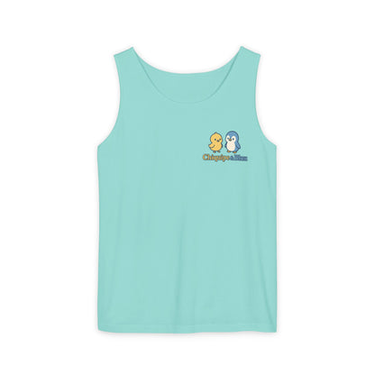 Unisex Garment-Dyed Tank Top - Fun Summer Wear, Beach Day Must-Have, Casual Lounge Top, Great Gift for Friends, Perfect for Vacations