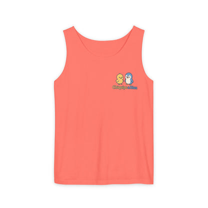 Unisex Garment-Dyed Tank Top - Fun Summer Wear, Beach Day Must-Have, Casual Lounge Top, Great Gift for Friends, Perfect for Vacations