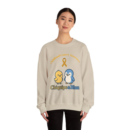 Childhood Cancer Awareness Sweatshirt, Unisex Crewneck, Support for Kids, Gift for Advocate, Cozy Charity Apparel