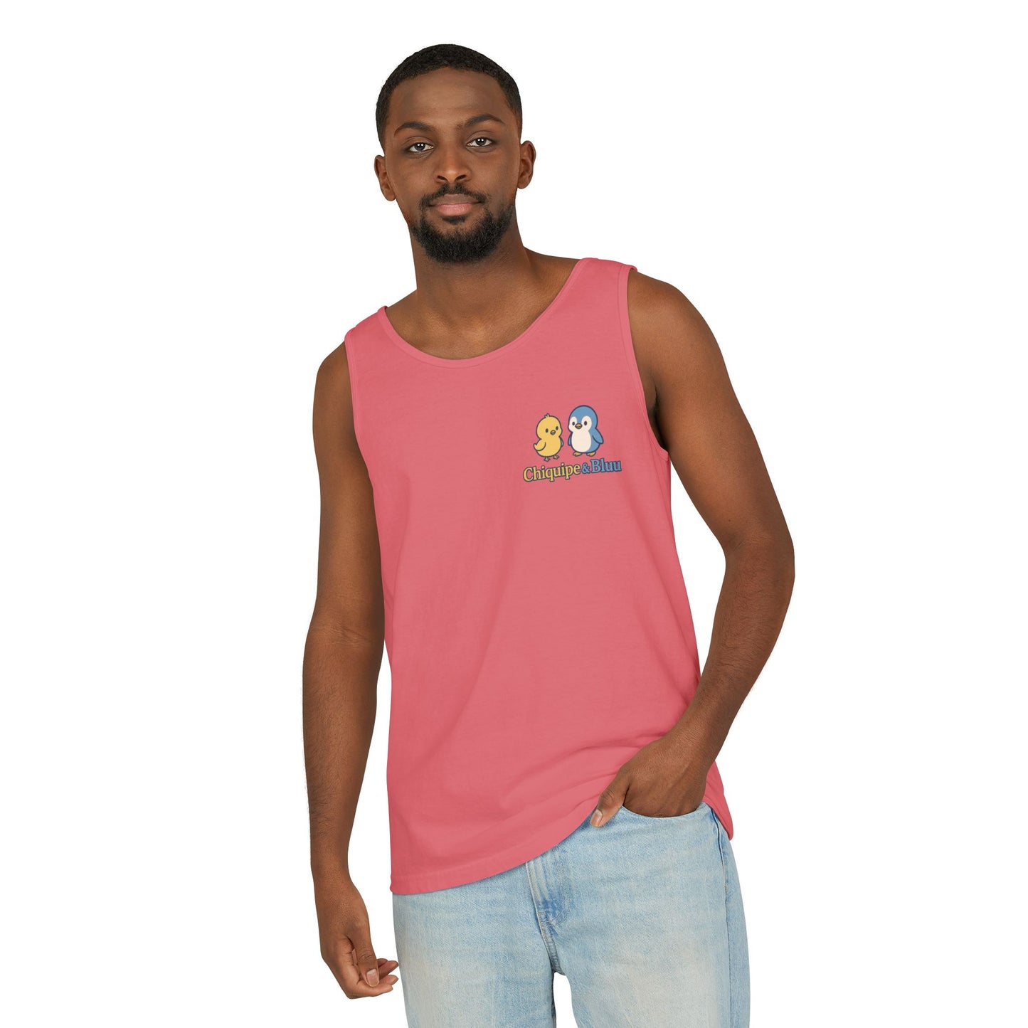 Unisex Garment-Dyed Tank Top - Fun Summer Wear, Beach Day Must-Have, Casual Lounge Top, Great Gift for Friends, Perfect for Vacations
