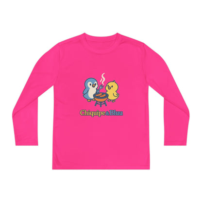 Cute Youth Long Sleeve Tee for Young Chefs, Ideal for Kids Cooking Parties, Birthdays, Cooking Contests, Playdates, Family Gatherings