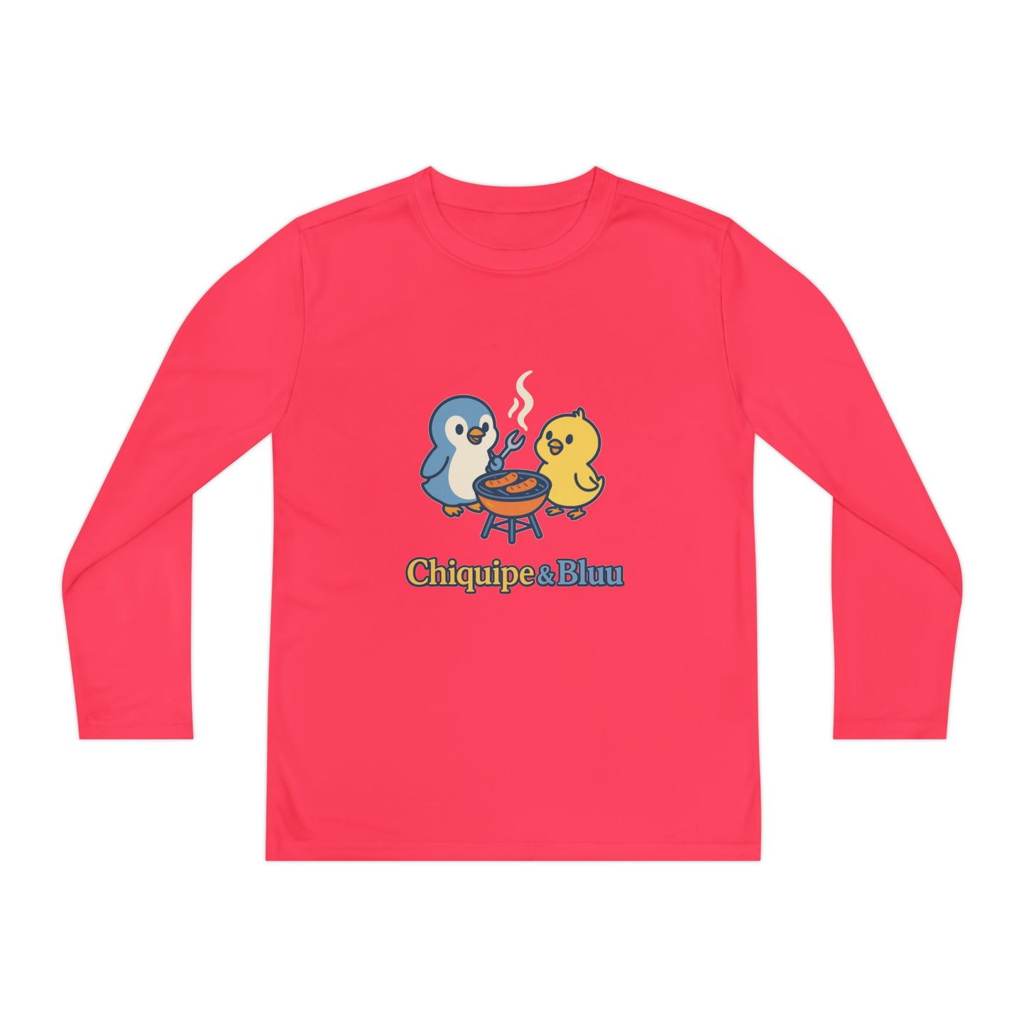 Cute Youth Long Sleeve Tee for Young Chefs, Ideal for Kids Cooking Parties, Birthdays, Cooking Contests, Playdates, Family Gatherings
