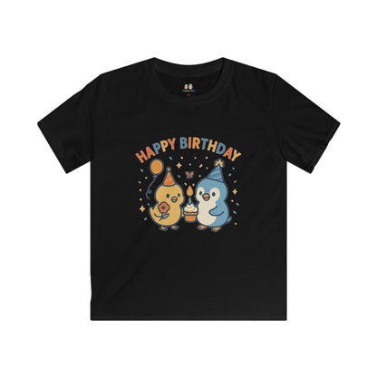 Birthday Celebration Kids Tee - Happy Birthday Design, Gift for Boys & Girls, Party Wear, Cute Cartoon T-Shirt, Fun Kids Apparel