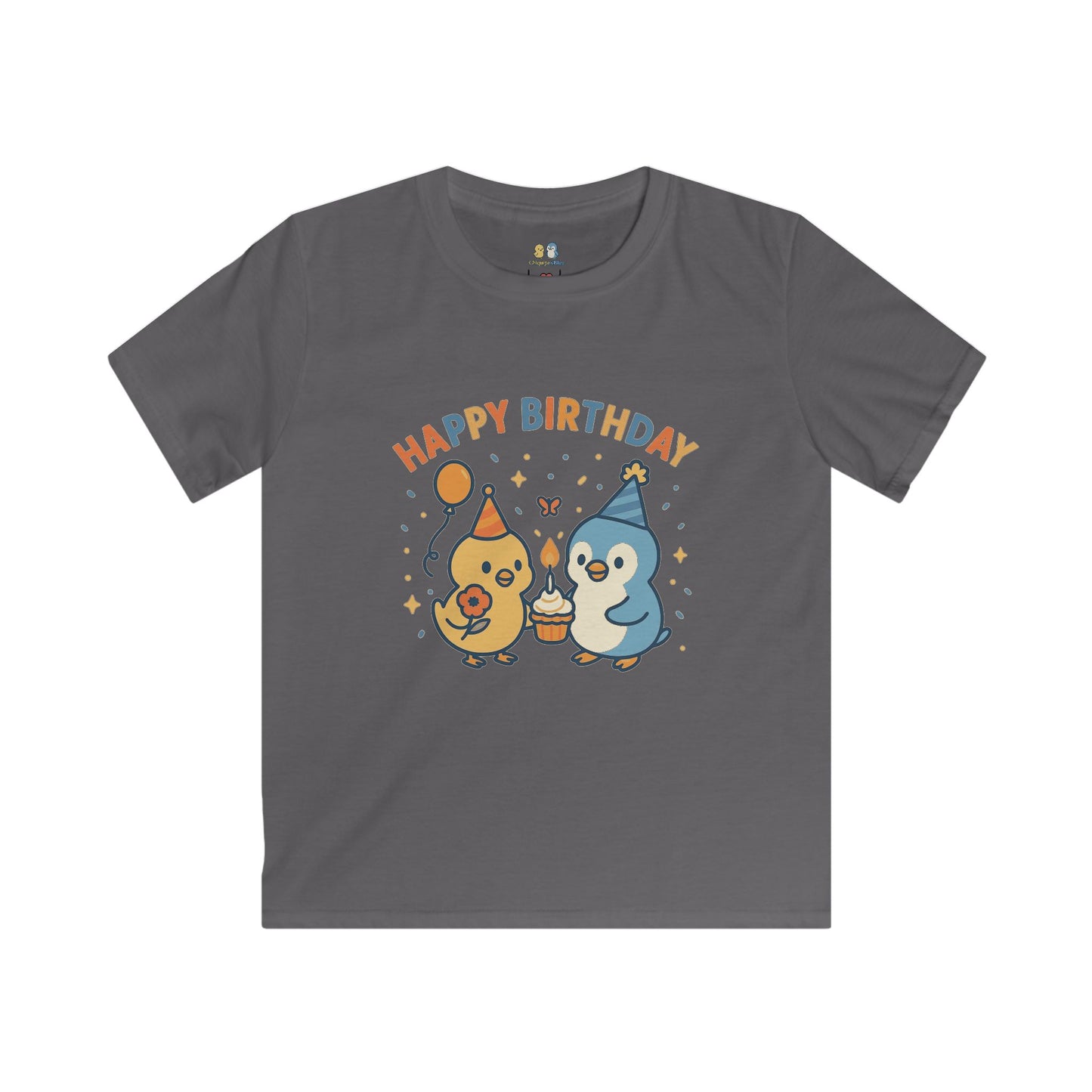 Birthday Celebration Kids Tee - Happy Birthday Design, Gift for Boys & Girls, Party Wear, Cute Cartoon T-Shirt, Fun Kids Apparel