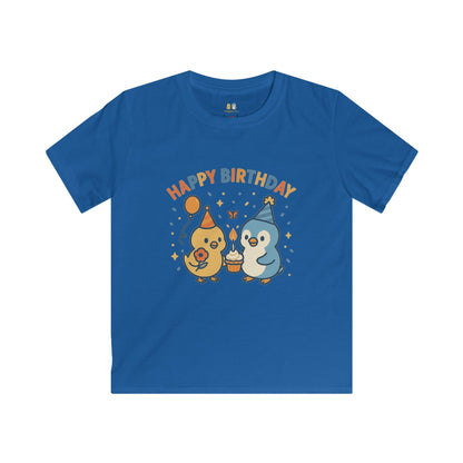Birthday Celebration Kids Tee - Happy Birthday Design, Gift for Boys & Girls, Party Wear, Cute Cartoon T-Shirt, Fun Kids Apparel