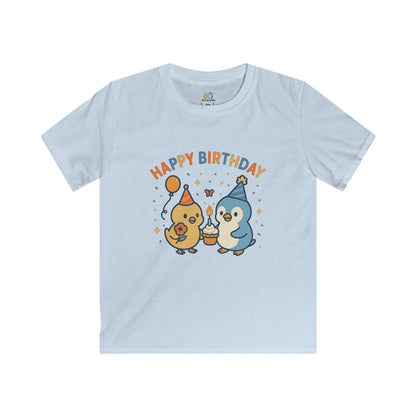 Birthday Celebration Kids Tee - Happy Birthday Design, Gift for Boys & Girls, Party Wear, Cute Cartoon T-Shirt, Fun Kids Apparel