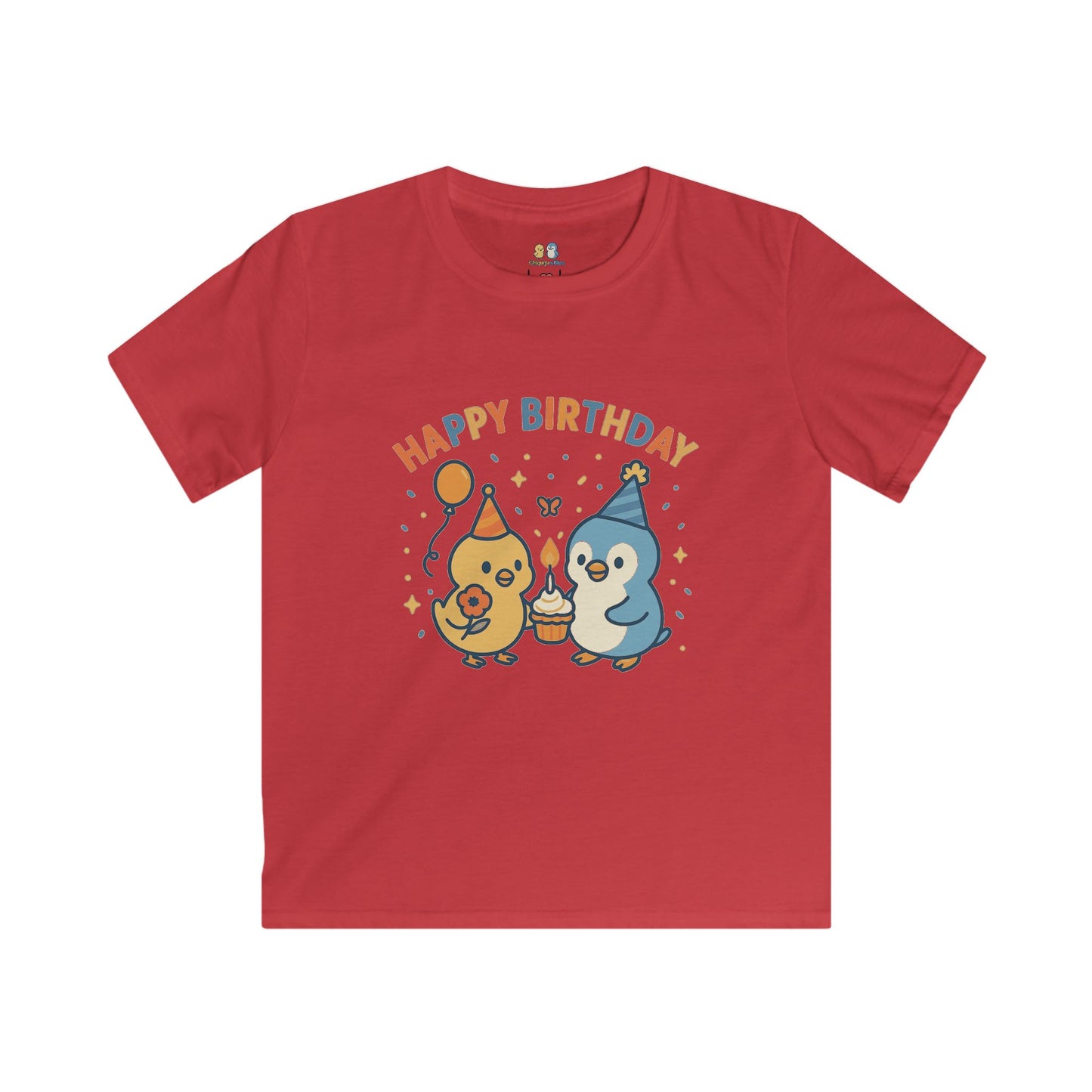 Birthday Celebration Kids Tee - Happy Birthday Design, Gift for Boys & Girls, Party Wear, Cute Cartoon T-Shirt, Fun Kids Apparel
