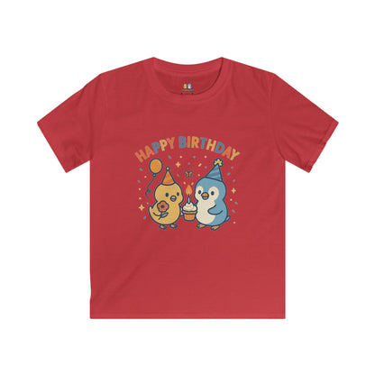 Birthday Celebration Kids Tee - Happy Birthday Design, Gift for Boys & Girls, Party Wear, Cute Cartoon T-Shirt, Fun Kids Apparel