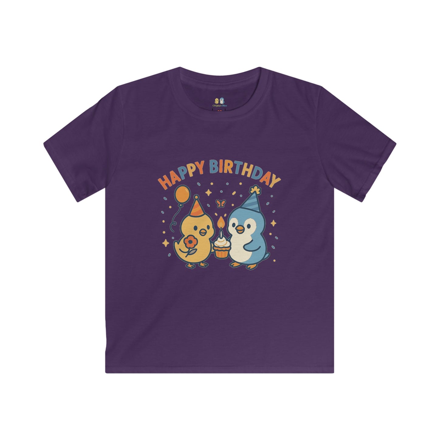Birthday Celebration Kids Tee - Happy Birthday Design, Gift for Boys & Girls, Party Wear, Cute Cartoon T-Shirt, Fun Kids Apparel