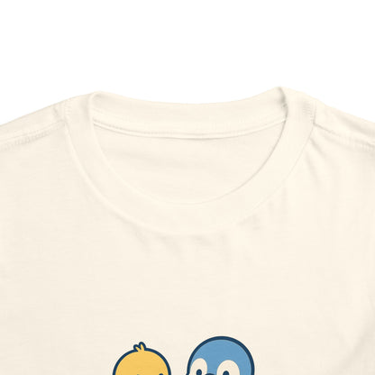 Cute Toddler Tee with Colorful Bird Design, Adorable Summer Outfit, Gift for Kids, Birthday Present, Playdate Essential