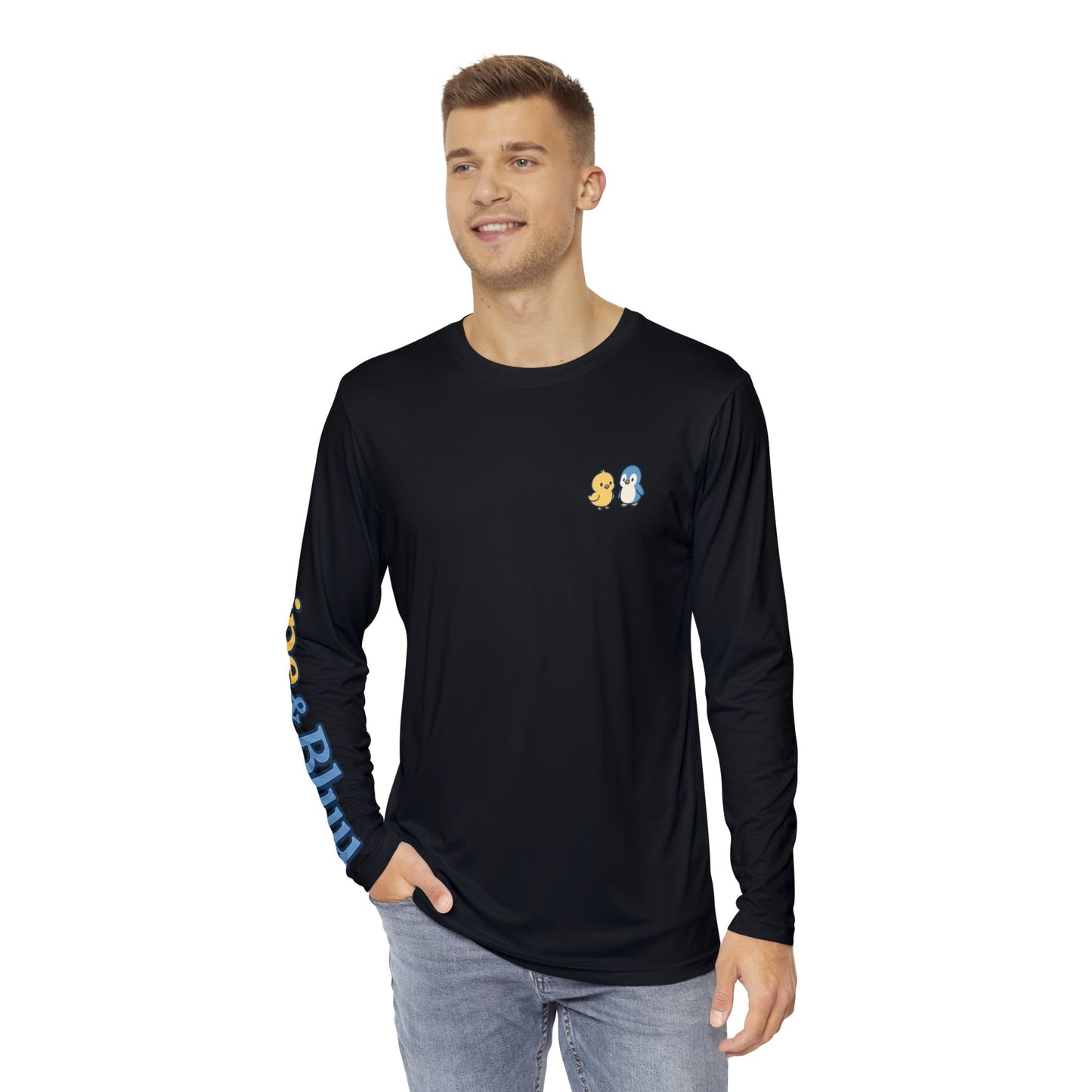 Men's Long Sleeve Shirt (AOP) - Stylish Casual Wear, Perfect for Everyday and Active Lifestyle, Gift for Birthdays, Holidays, Relaxed [...]