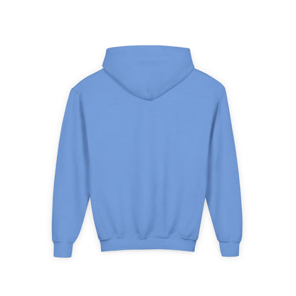 Youth Hoodie with Cute Character Design - Cozy Gift for Kids, Casual Wear, Birthday, Holiday, Fun Apparel, Chiquipe & Bluu