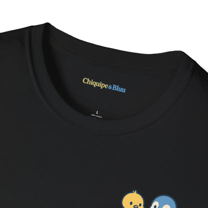 Charming Unisex Softstyle T-Shirt with Playful Design, Casual Wear, Gift for Pet Lovers, Everyday Comfort, Unique Style