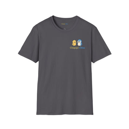 Charming Unisex Softstyle T-Shirt with Playful Design, Casual Wear, Gift for Pet Lovers, Everyday Comfort, Unique Style