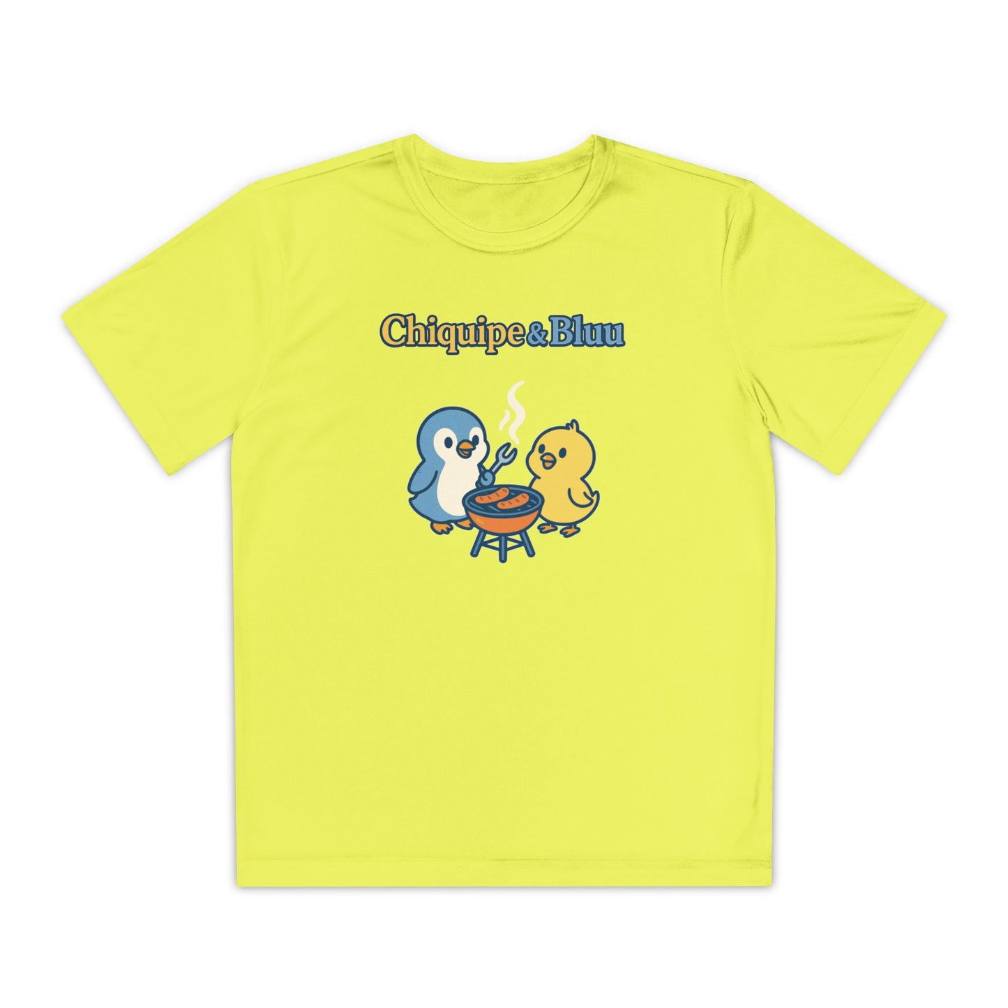 Youth Friendly BBQ Tee, Kids Summer Shirt, Cute Animal Graphic Tee, Fun BBQ Gift, Playful Summer Apparel
