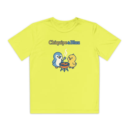 Youth Friendly BBQ Tee, Kids Summer Shirt, Cute Animal Graphic Tee, Fun BBQ Gift, Playful Summer Apparel