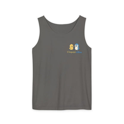 Unisex Garment-Dyed Tank Top - Fun Summer Wear, Beach Day Must-Have, Casual Lounge Top, Great Gift for Friends, Perfect for Vacations