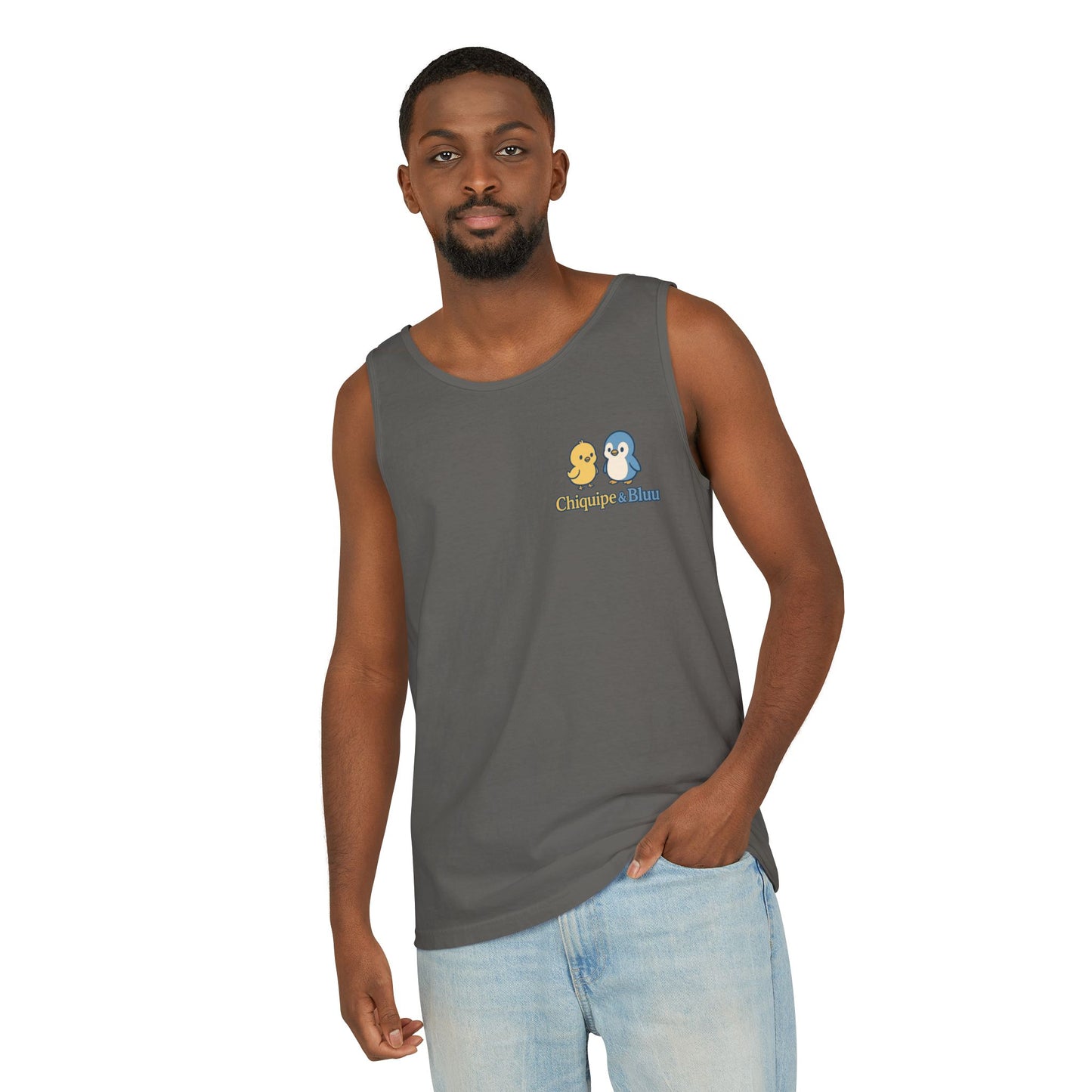 Unisex Garment-Dyed Tank Top - Fun Summer Wear, Beach Day Must-Have, Casual Lounge Top, Great Gift for Friends, Perfect for Vacations