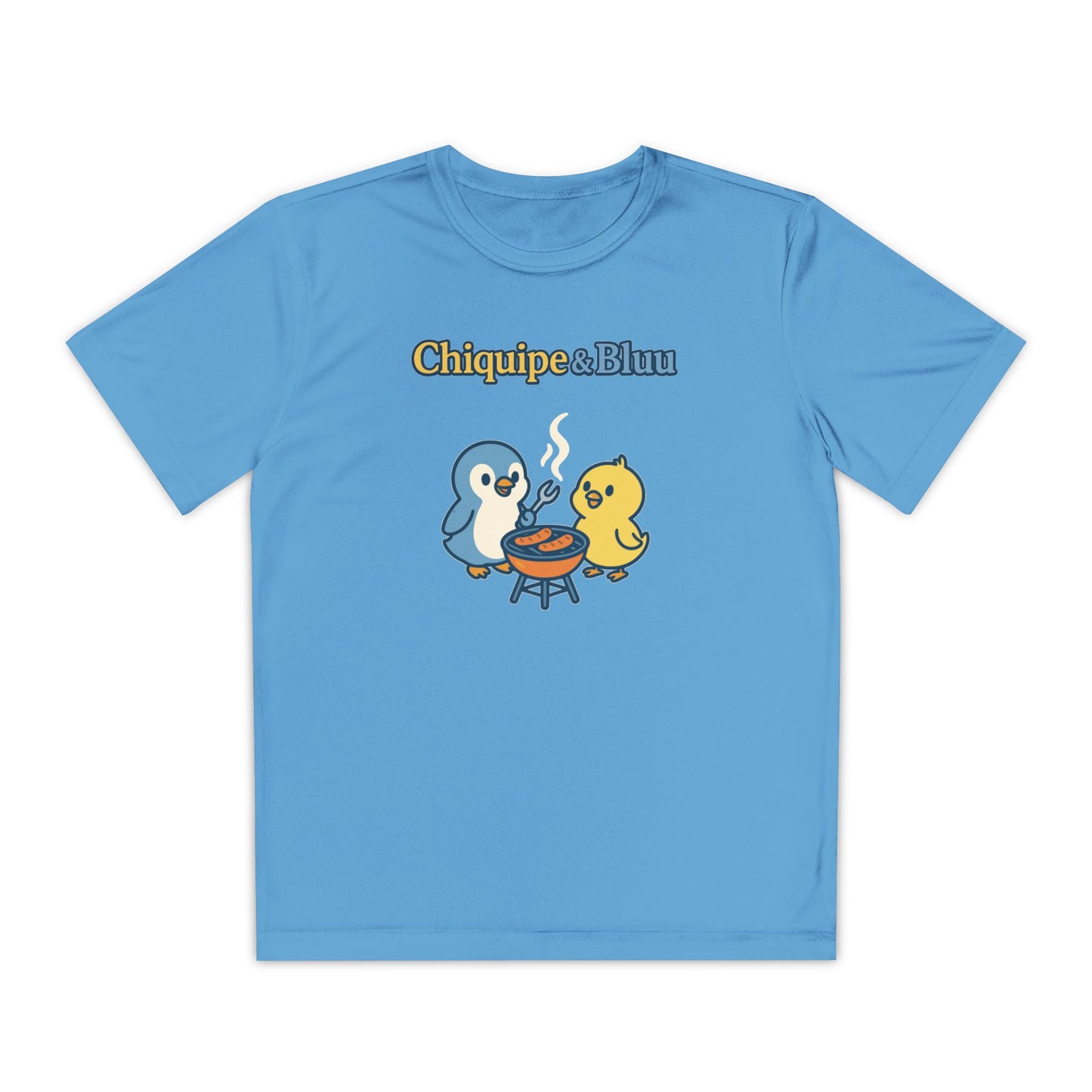 Youth Friendly BBQ Tee, Kids Summer Shirt, Cute Animal Graphic Tee, Fun BBQ Gift, Playful Summer Apparel