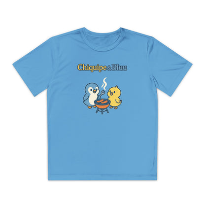 Youth Friendly BBQ Tee, Kids Summer Shirt, Cute Animal Graphic Tee, Fun BBQ Gift, Playful Summer Apparel