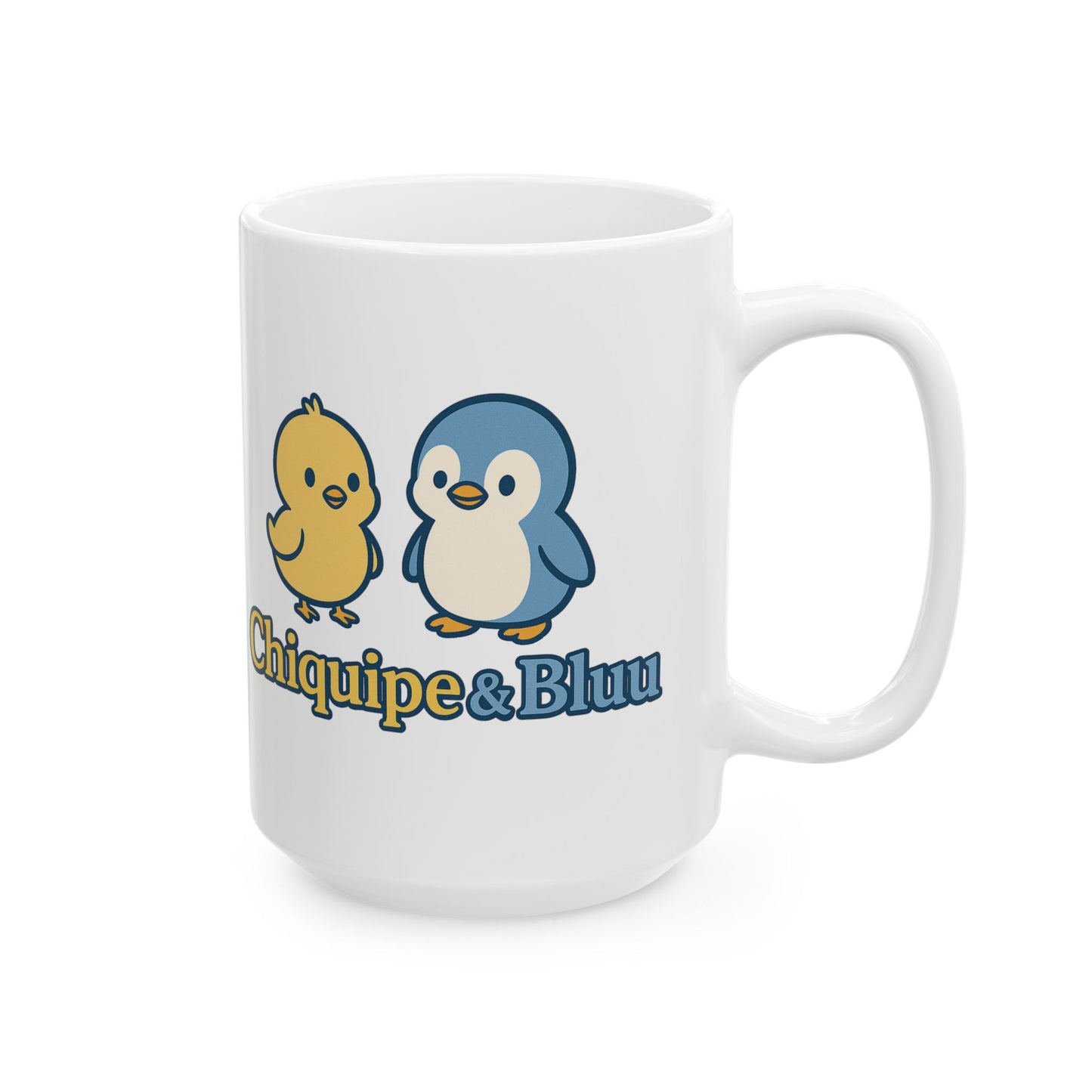 Cute Animal Ceramic Mug - Chiquipe&Bluu Design, Coffee Cup, Gift for Animal Lovers, Unique Kitchen Decor, Birthday Gift