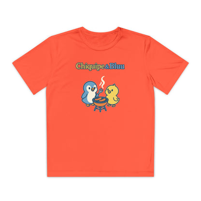 Youth Friendly BBQ Tee, Kids Summer Shirt, Cute Animal Graphic Tee, Fun BBQ Gift, Playful Summer Apparel