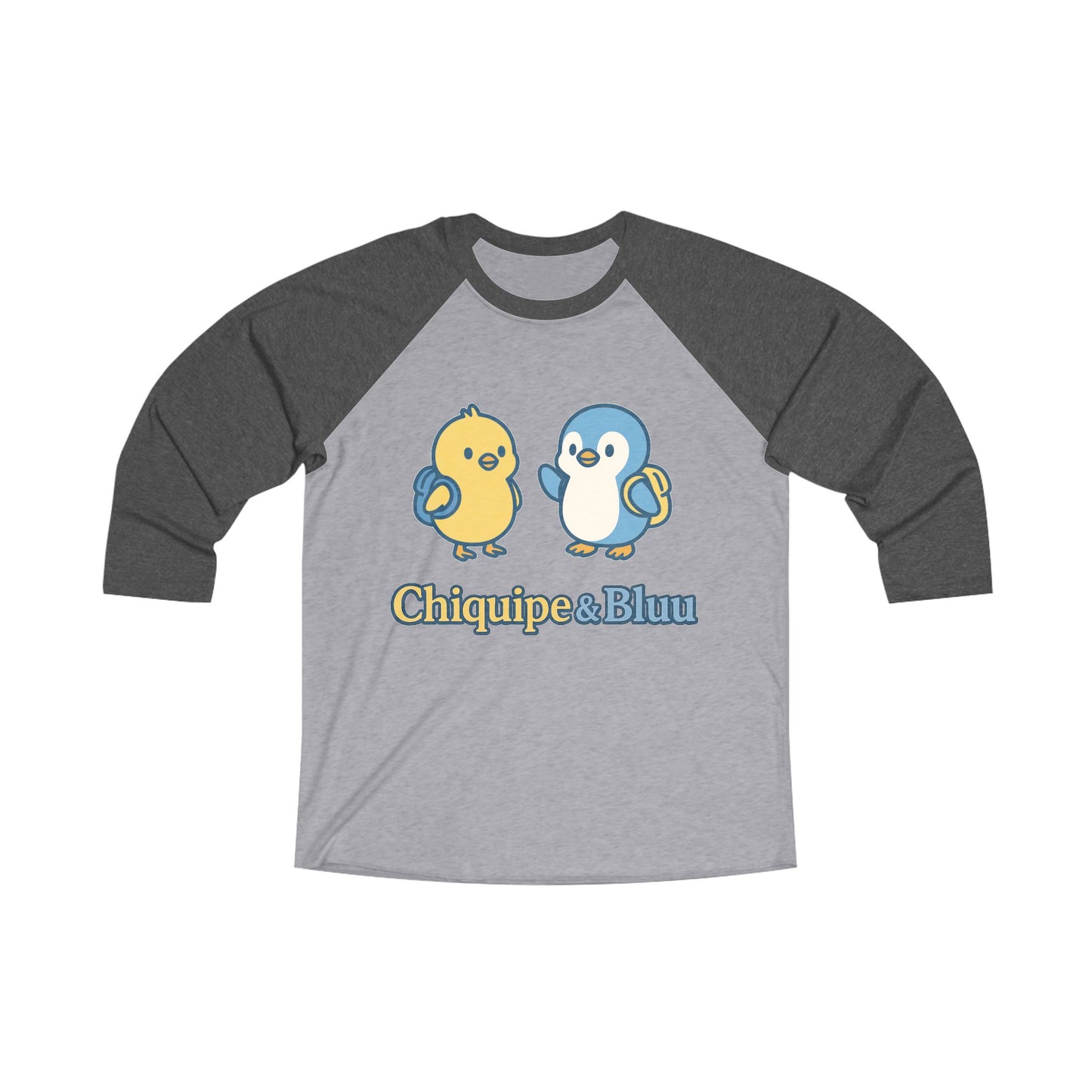 Unisex Tri-Blend 3\4 Raglan Tee