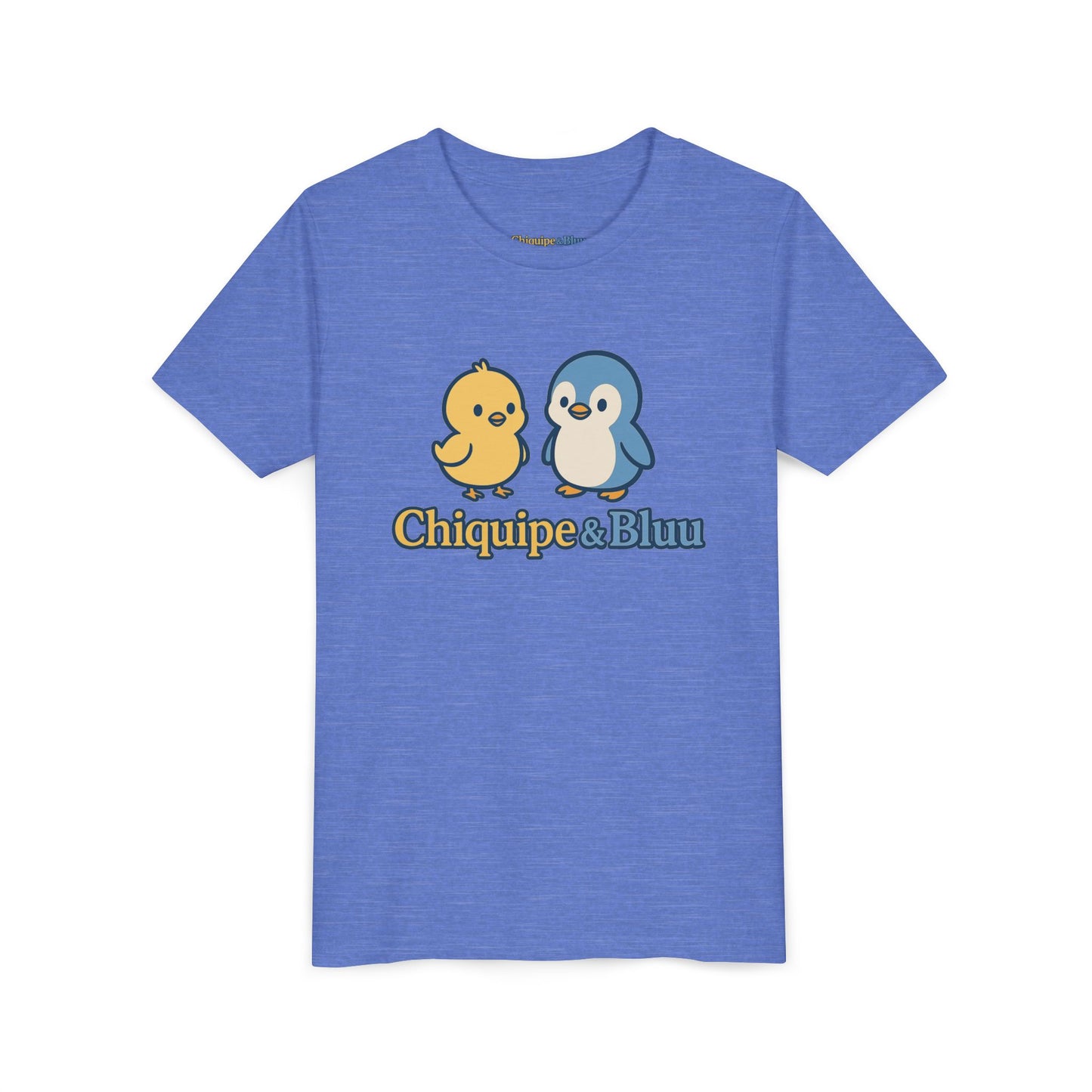 Chiquipe & Bluu Youth Short Sleeve Tee - Cute Animal T-Shirt, Kids Gift, Summer Wear, Birthday Party, Family Outing