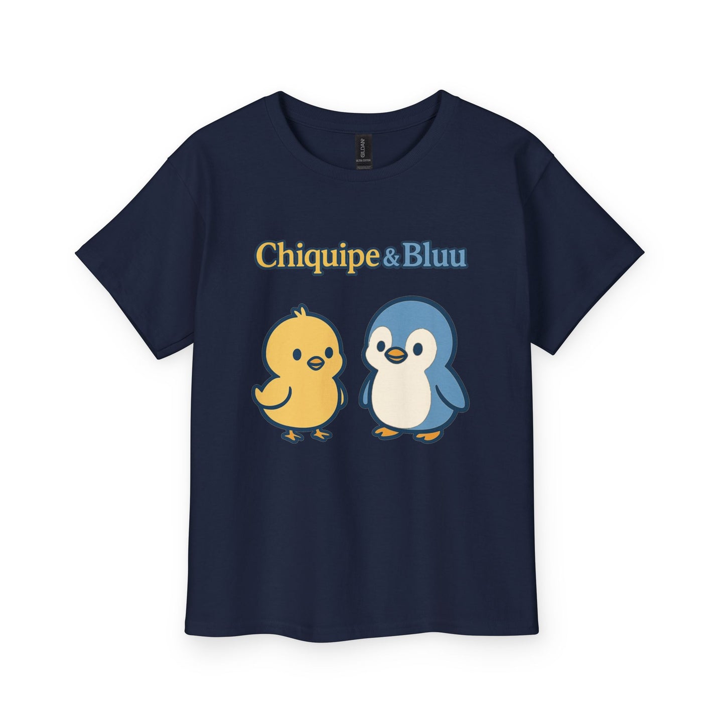 Youth Tee — Cute Chiquipe & Bluu Kids Shirt