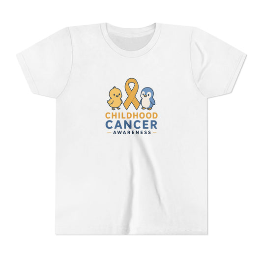Childhood Cancer Awareness Youth T-Shirt — Gold Ribbon