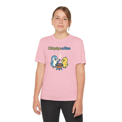 Youth Friendly BBQ Tee, Kids Summer Shirt, Cute Animal Graphic Tee, Fun BBQ Gift, Playful Summer Apparel