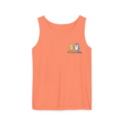 Unisex Garment-Dyed Tank Top - Fun Summer Wear, Beach Day Must-Have, Casual Lounge Top, Great Gift for Friends, Perfect for Vacations