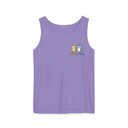 Unisex Garment-Dyed Tank Top - Fun Summer Wear, Beach Day Must-Have, Casual Lounge Top, Great Gift for Friends, Perfect for Vacations