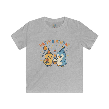Birthday Celebration Kids Tee - Happy Birthday Design, Gift for Boys & Girls, Party Wear, Cute Cartoon T-Shirt, Fun Kids Apparel