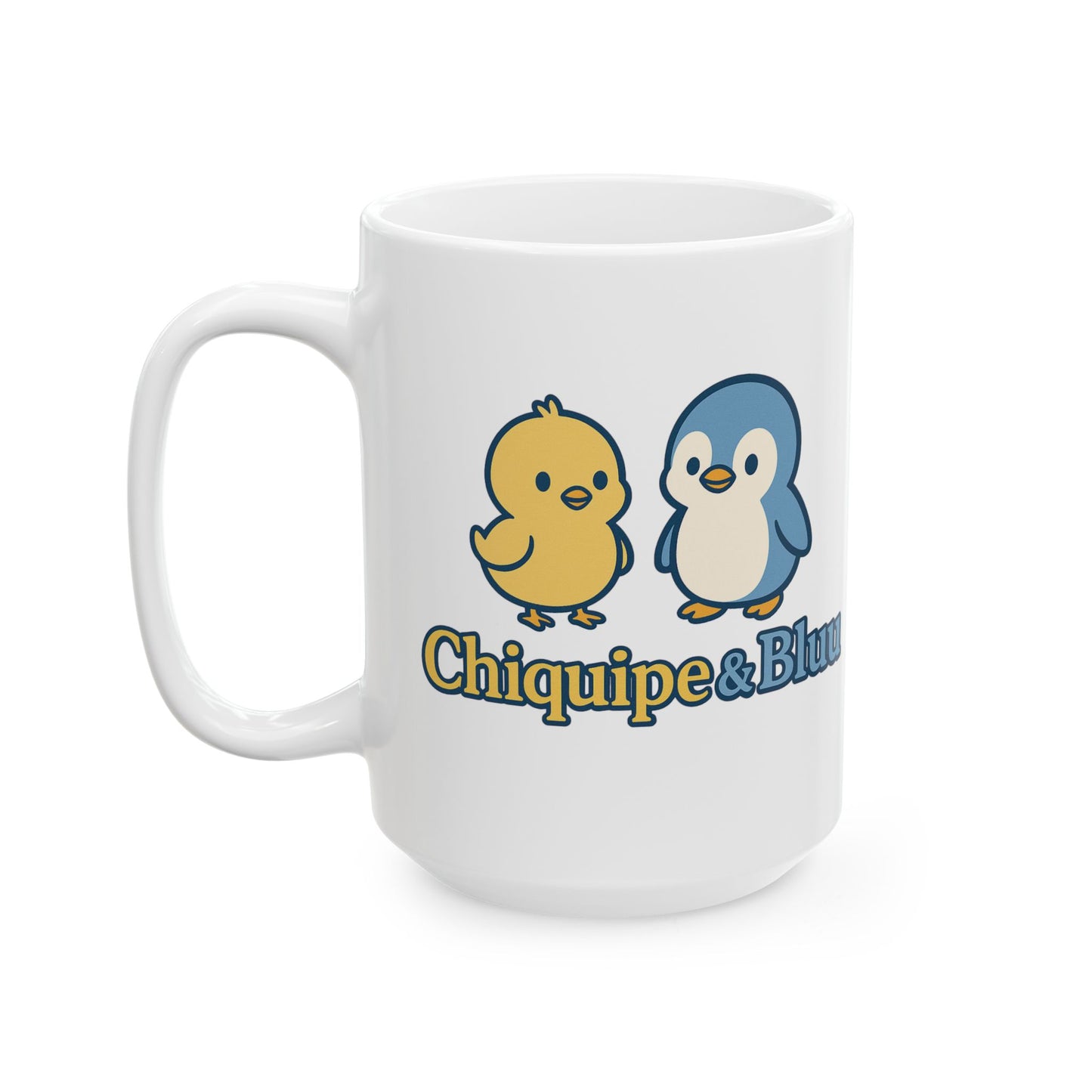 Cute Animal Ceramic Mug - Chiquipe&Bluu Design, Coffee Cup, Gift for Animal Lovers, Unique Kitchen Decor, Birthday Gift