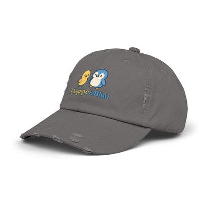 Unisex Distressed Cap with Adorable Chiquipe & Bluu Design, Fun Accessories for Everyday Wear, Perfect Gift for Animal Lovers, Summer [...]
