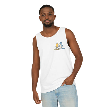 Unisex Garment-Dyed Tank Top - Fun Summer Wear, Beach Day Must-Have, Casual Lounge Top, Great Gift for Friends, Perfect for Vacations