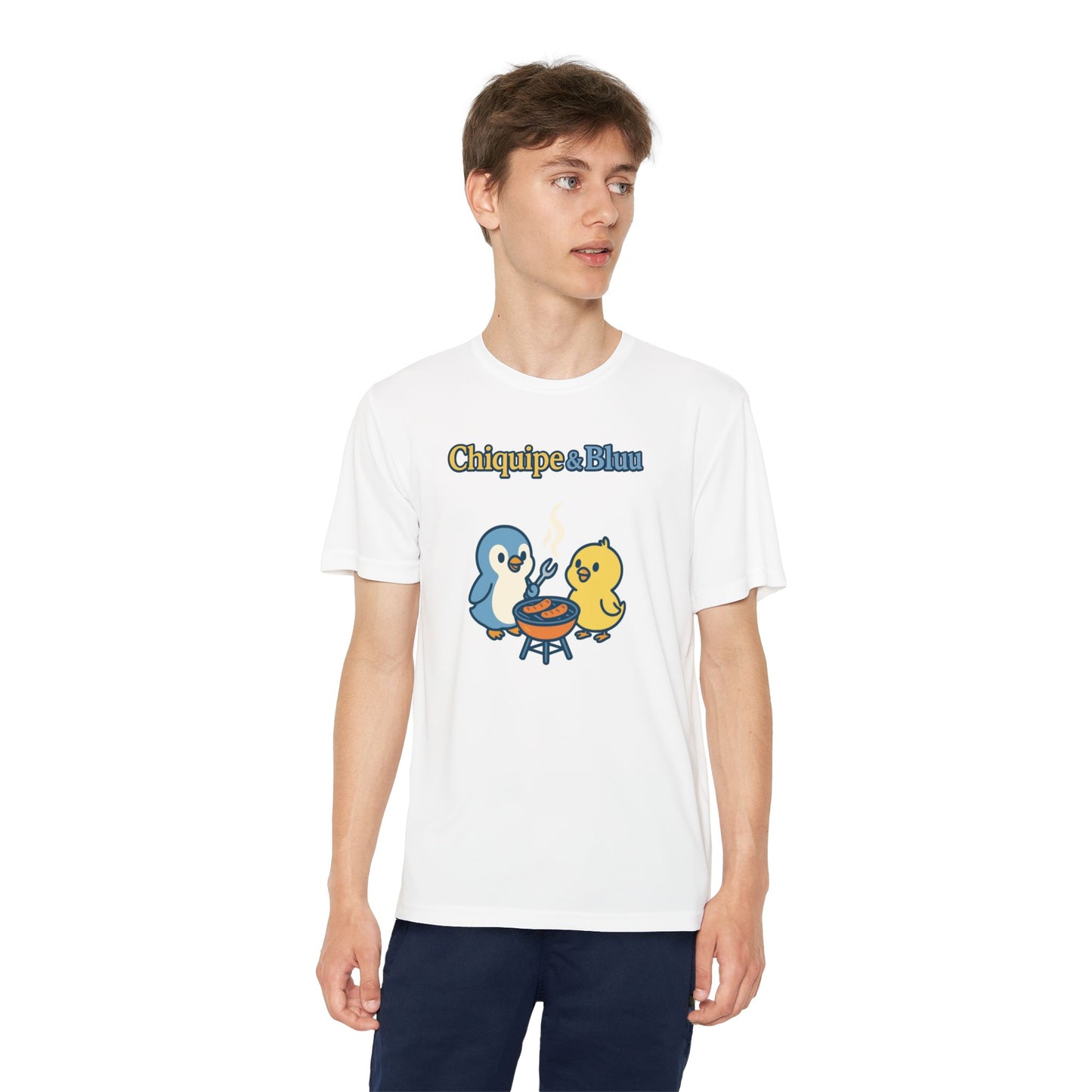 Youth Friendly BBQ Tee, Kids Summer Shirt, Cute Animal Graphic Tee, Fun BBQ Gift, Playful Summer Apparel