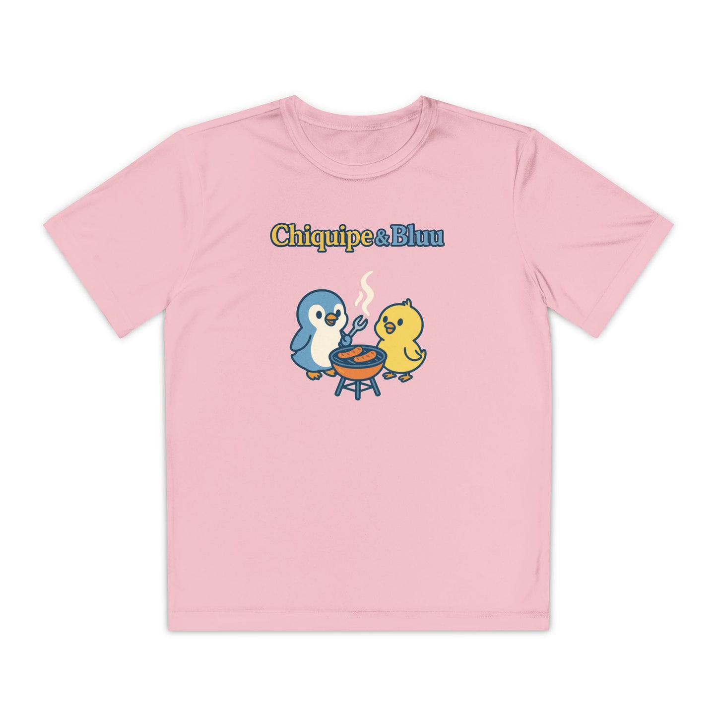 Youth Friendly BBQ Tee, Kids Summer Shirt, Cute Animal Graphic Tee, Fun BBQ Gift, Playful Summer Apparel