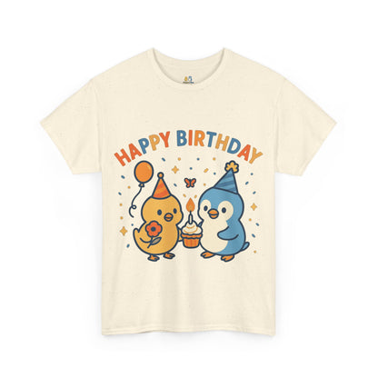 Happy Birthday Unisex Cotton Tee, Cute Birthday Shirt, Gift for Birthday Party, Unisex T-Shirt, Fun Celebration Apparel