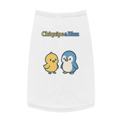 Whimsical Pet Tank Top for Summer Adventures, Cute Animal Design, Dog Apparel, Pet Birthday Gift, Fun Outdoor Wear, Chic Dog Fashion