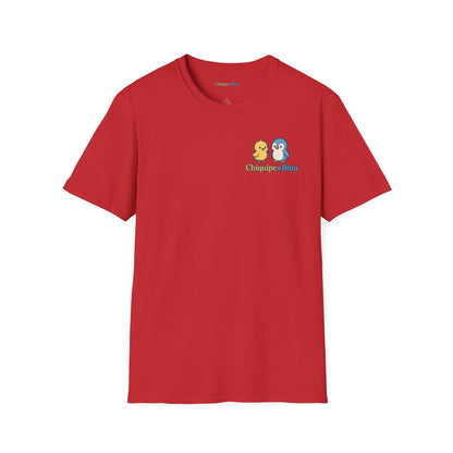 Charming Unisex Softstyle T-Shirt with Playful Design, Casual Wear, Gift for Pet Lovers, Everyday Comfort, Unique Style