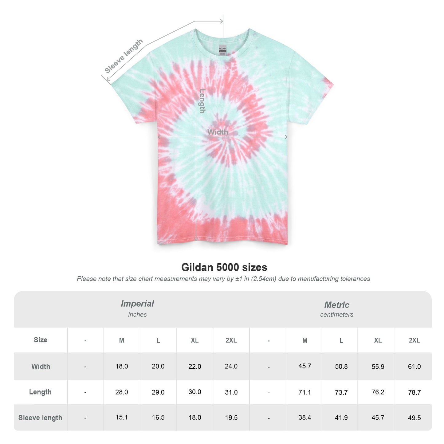 Tie Dye Tee — Chiquipe & Bluu Cute Graphic