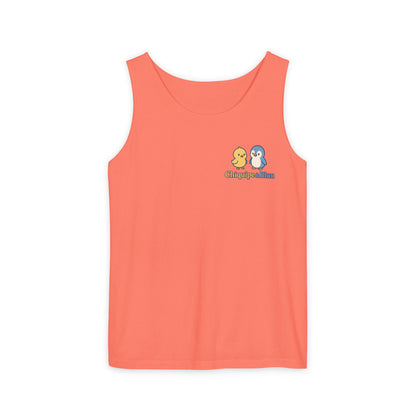 Unisex Garment-Dyed Tank Top - Fun Summer Wear, Beach Day Must-Have, Casual Lounge Top, Great Gift for Friends, Perfect for Vacations