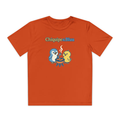 Youth Friendly BBQ Tee, Kids Summer Shirt, Cute Animal Graphic Tee, Fun BBQ Gift, Playful Summer Apparel