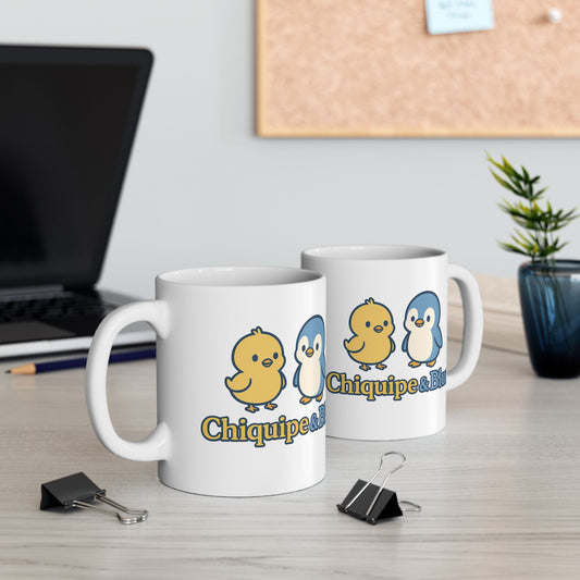 Cute Animal Ceramic Mug - Chiquipe&Bluu Design, Coffee Cup, Gift for Animal Lovers, Unique Kitchen Decor, Birthday Gift